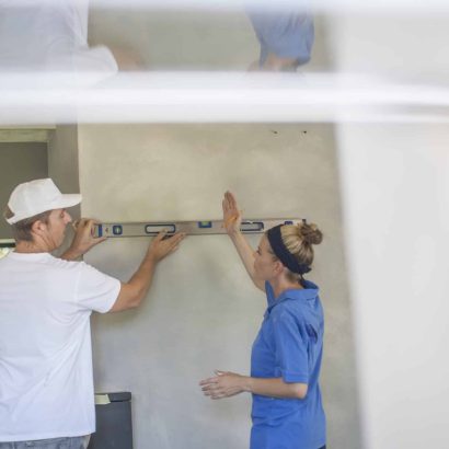 Couple renovating own home